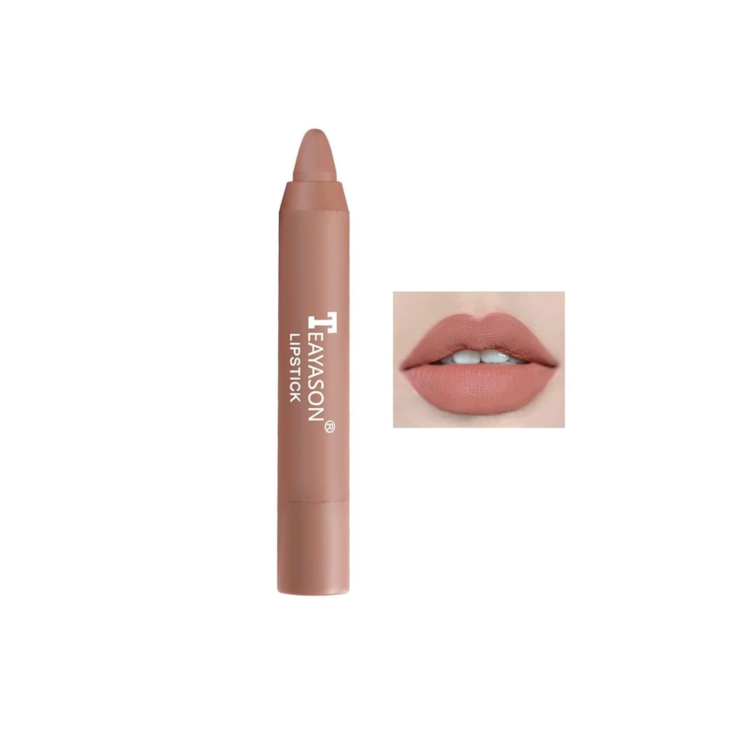 Matte Velvet Lipstick Lip Crayon Nourishing Non-Stick Cup Lip Stain Lip Gloss,Long-Lasting Waterproof Lip Stick Lip Makeup for Women (2)