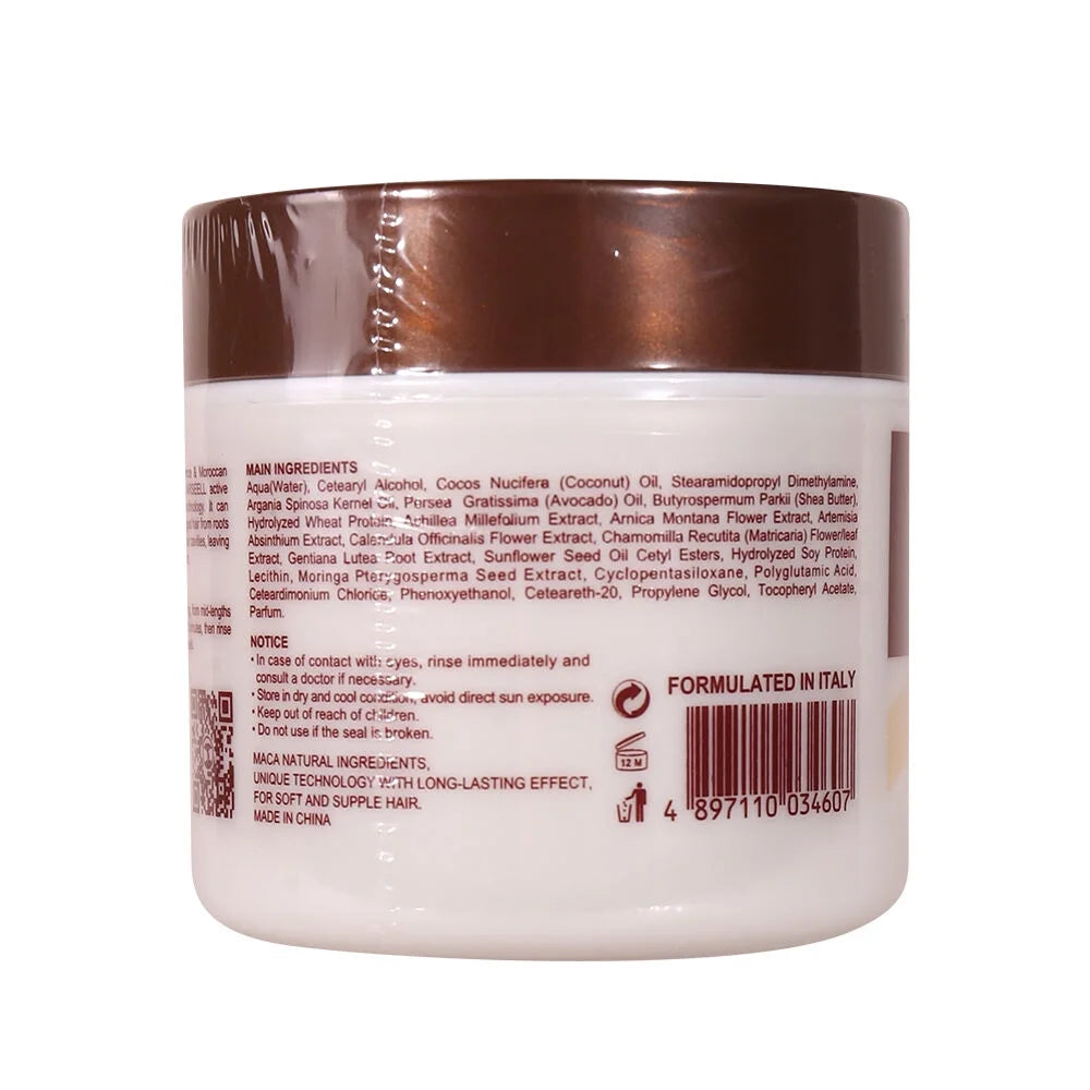 Collagen Hair Treatment Deep Repair Conditioning Argan Oil Collagen Hair Mask Essence for Dry Damaged Hair All Hair Types, 3.38Floz 100Ml