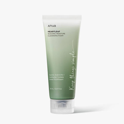 Heartleaf Succinic Moisture Cleansing Foam 150Ml