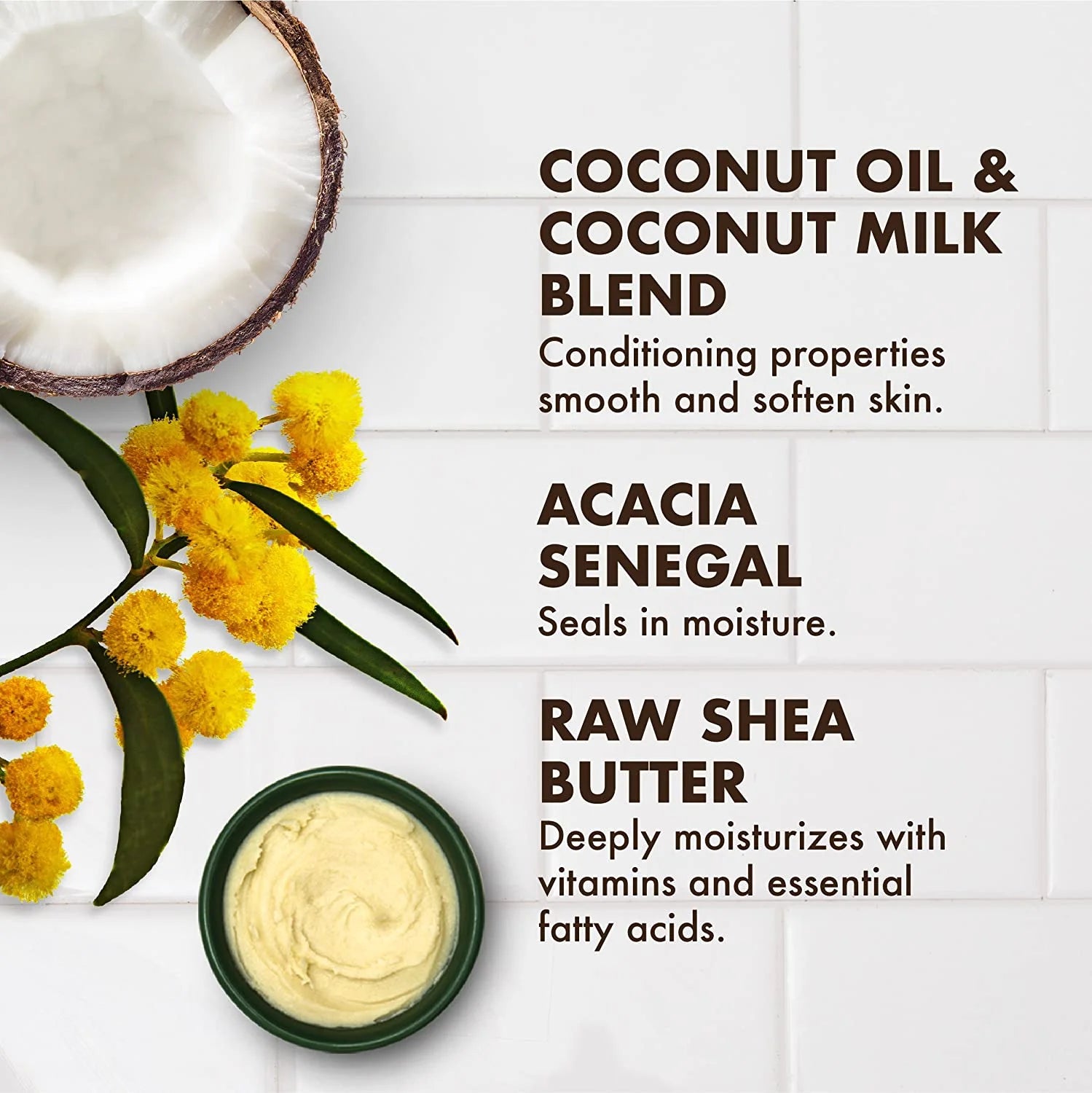 Daily Hydration Crème Sugar Scrub 100% Virgin Coconut Oil 8 Oz